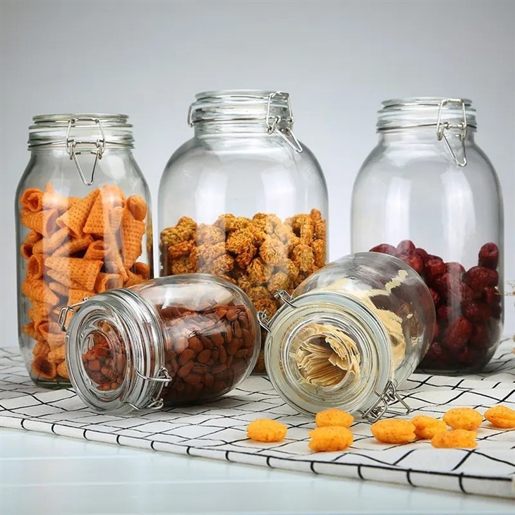 1000ml glass food storage jar